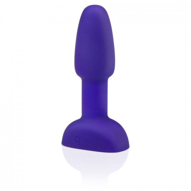 Explore advanced anal pleasure withB-Vibe Rimming Remote Control Anal Plug Petite. Rotating beads, prostate vibration, remote control, and soft silicone in a travel-ready design.1